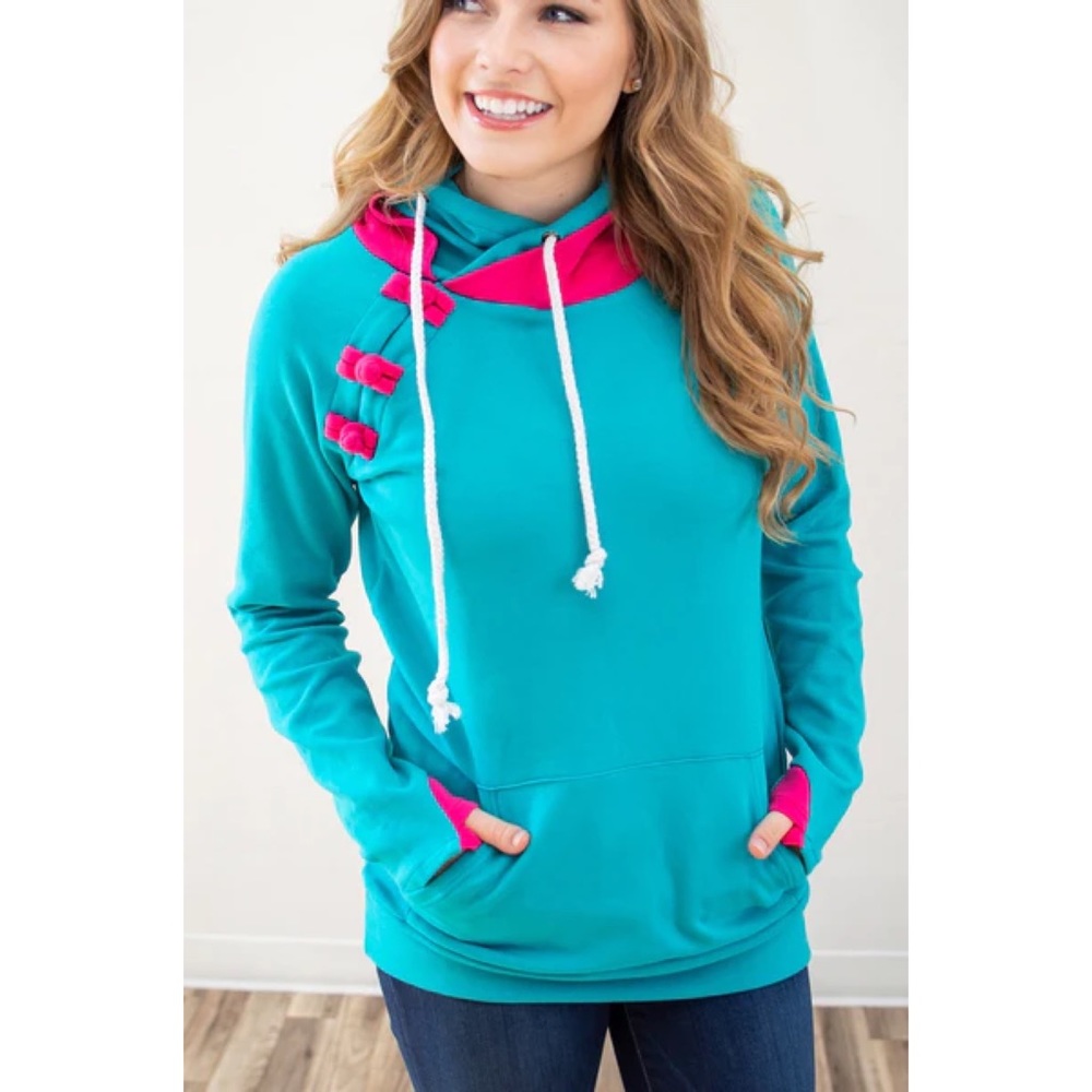 New with Tags Rogue Society Apparel® Summer Brights Beach Double Hoodie